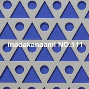 装飾柄パンチングメタル金型パタ−ン　NO.111