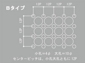 ドットパンチア−トＢタイプ寸法詳細図