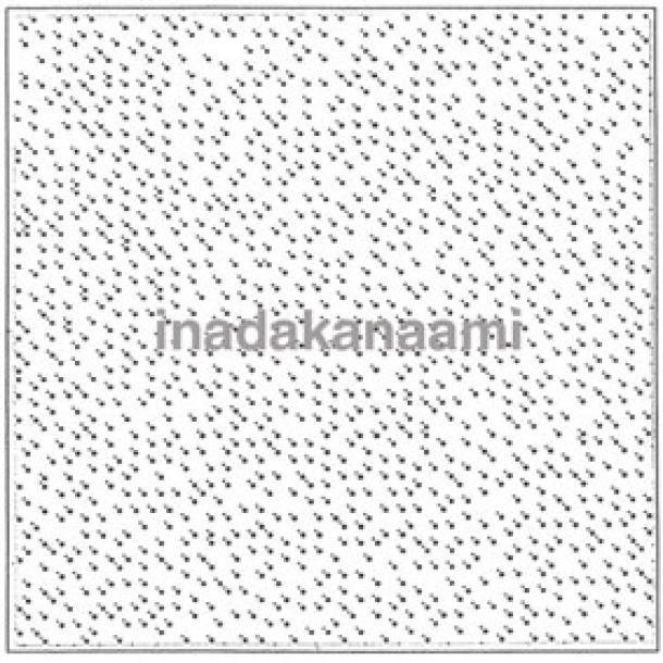 ランダム① 開口率10%のドットパンチア−ト拡大図 ランダム① 開口率10%のドットパンチア−ト拡大図