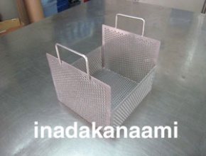 パンチングメタル製カゴ パンチングメタル製カゴ