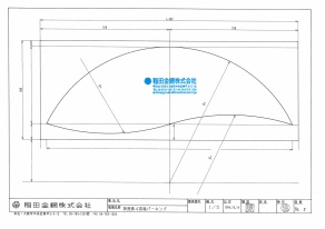 パネル外形寸詳細寸法図 作図:稲田肇 パネル外形寸詳細寸法図 作図:稲田肇